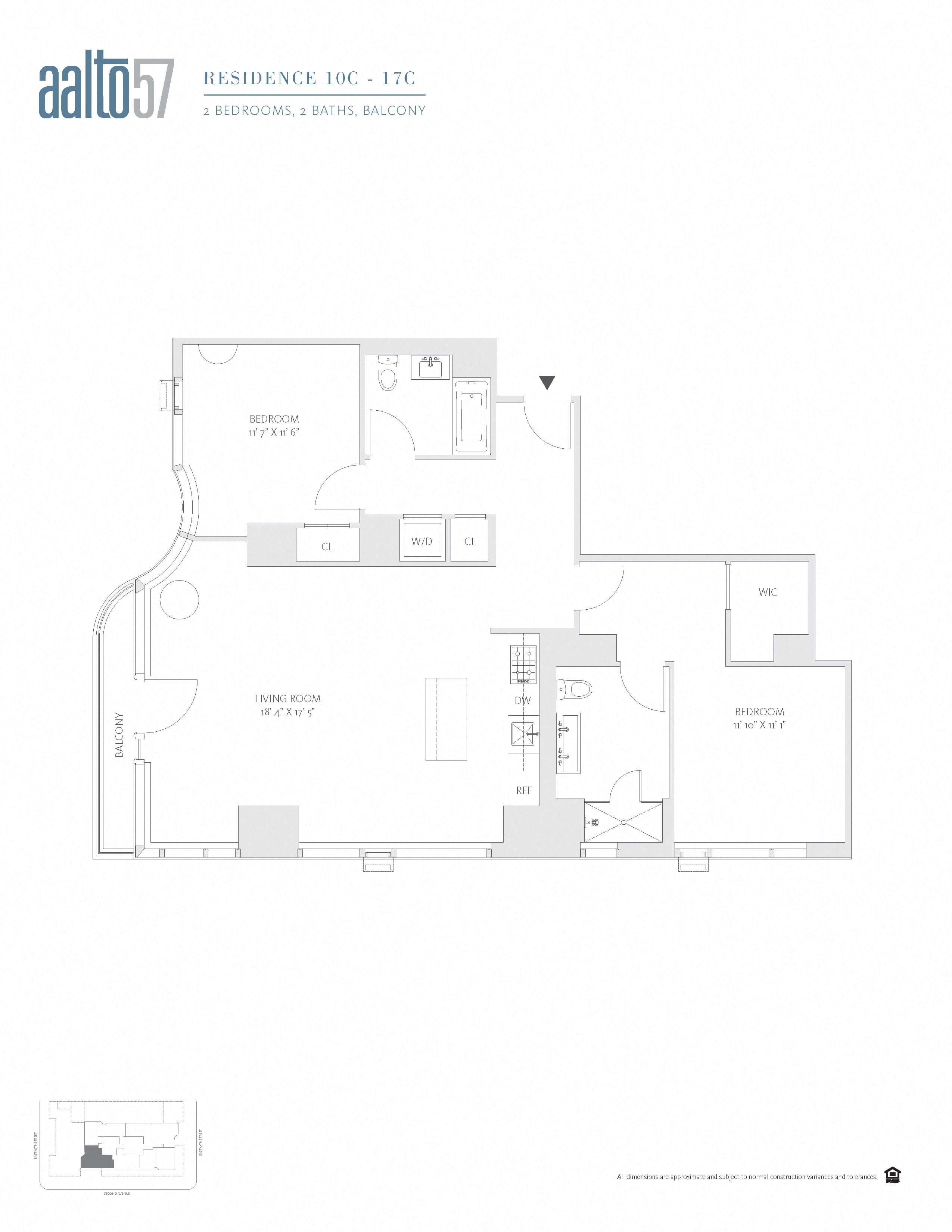 Apartment 12C floorplan